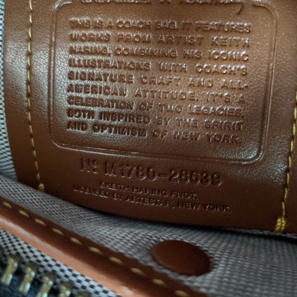 Coach Keith Haring Sequin Heart Rogue in Metallic Smoke! - Picture 13 of 14